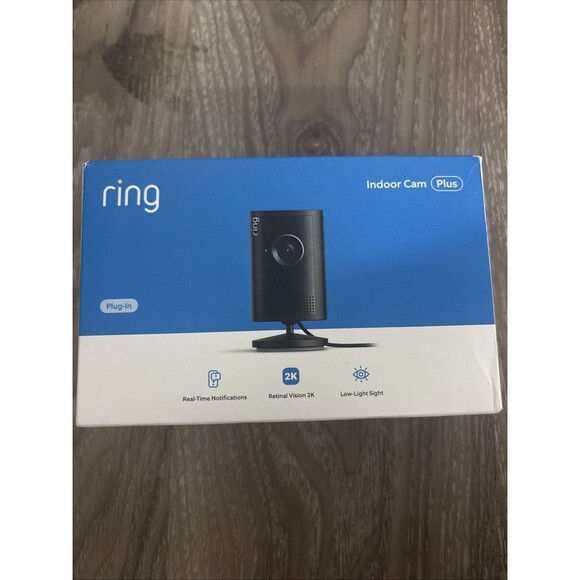 Ring Other - Ring - Indoor Cam Plus, Plug-In, Retinal 2K for enhanced video quality, 4x Zo...